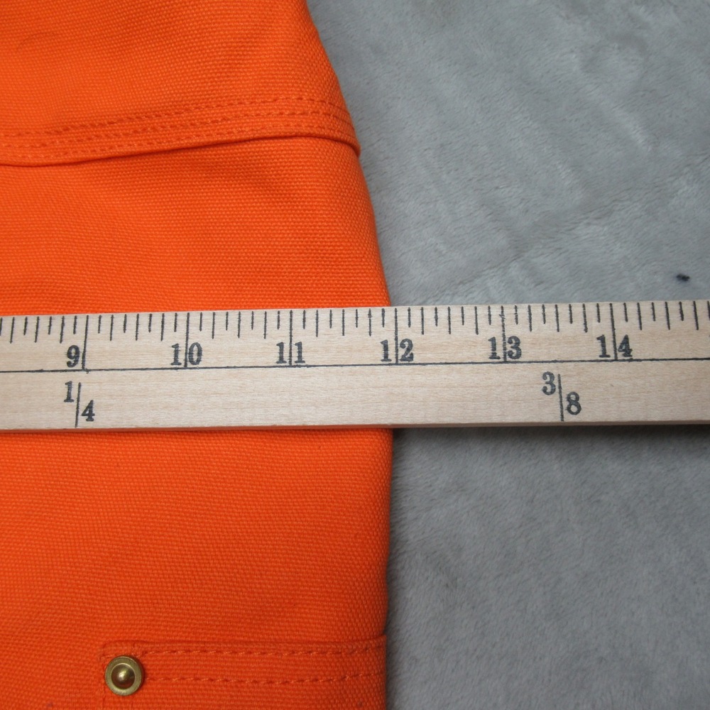 Carhartt Chore Coat Dog 1 Size Orange Insulated Firm Duck Canvas Rain Wind Warm - Picture 8 of 9